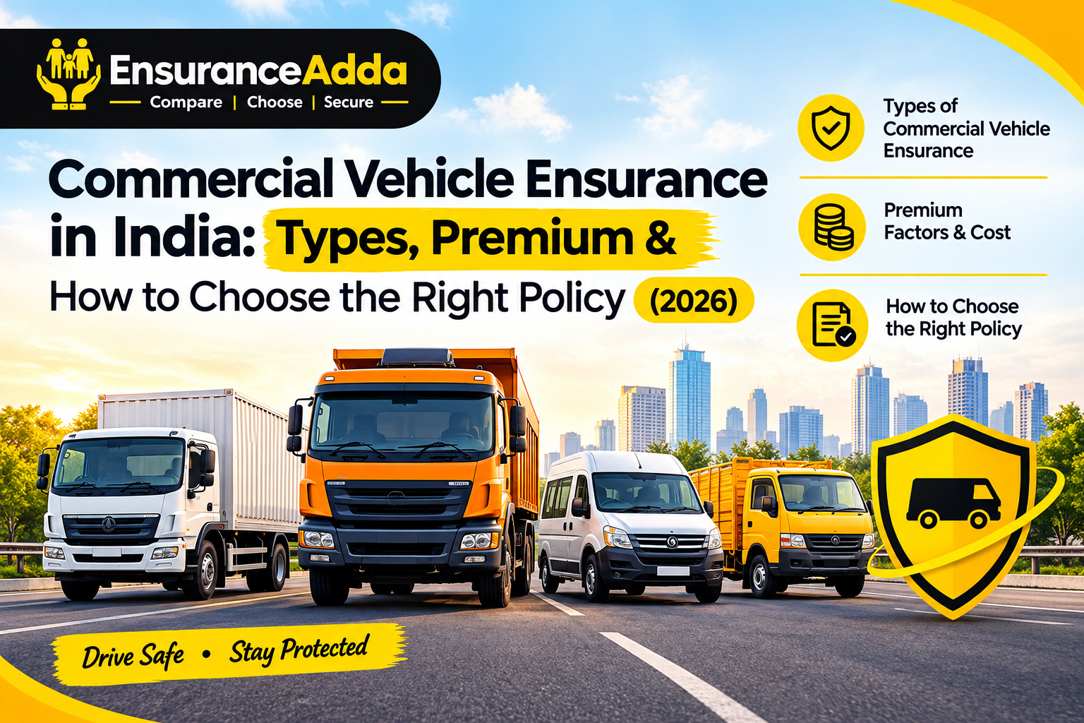 Commercial vehicle insurance in india